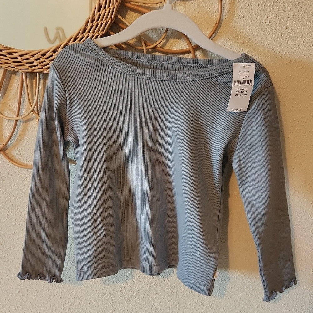 GAP Sky Blue Long Sleeve Tee